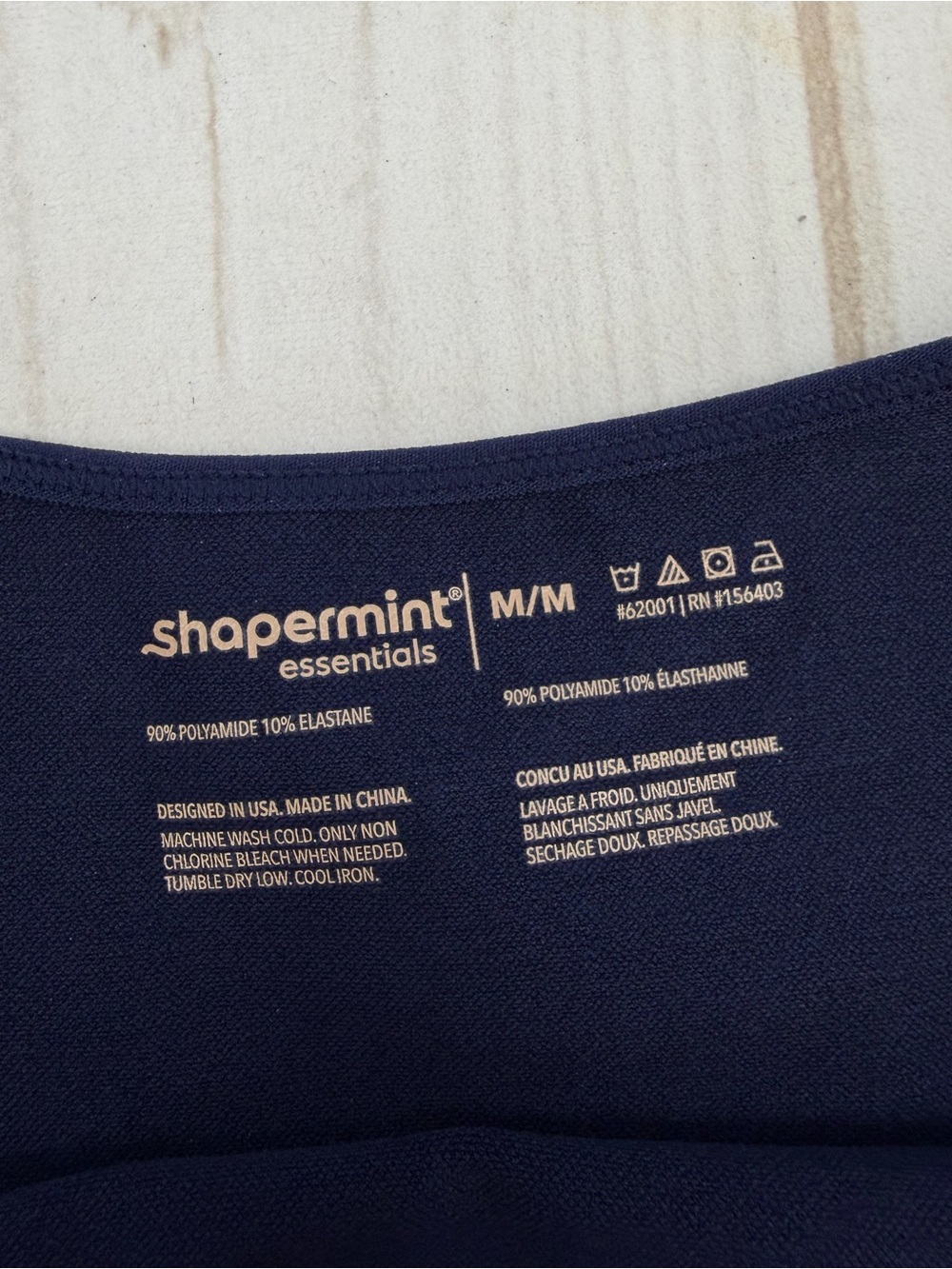 NWT Shapermint All Day Every Day Scoop Neck Cami Navy Sz M - Picture 8 of 16